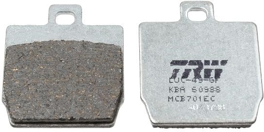 TRW MCB701EC Brake Pad Set, disc brake MCB701EC