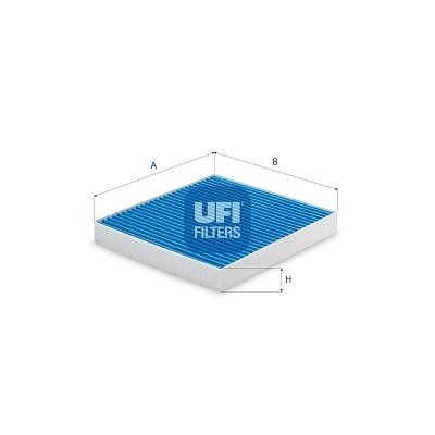 Ufi 34.150.00 Filter, interior air 3415000
