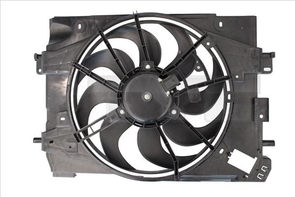 TYC 828-0017 Hub, engine cooling fan wheel 8280017