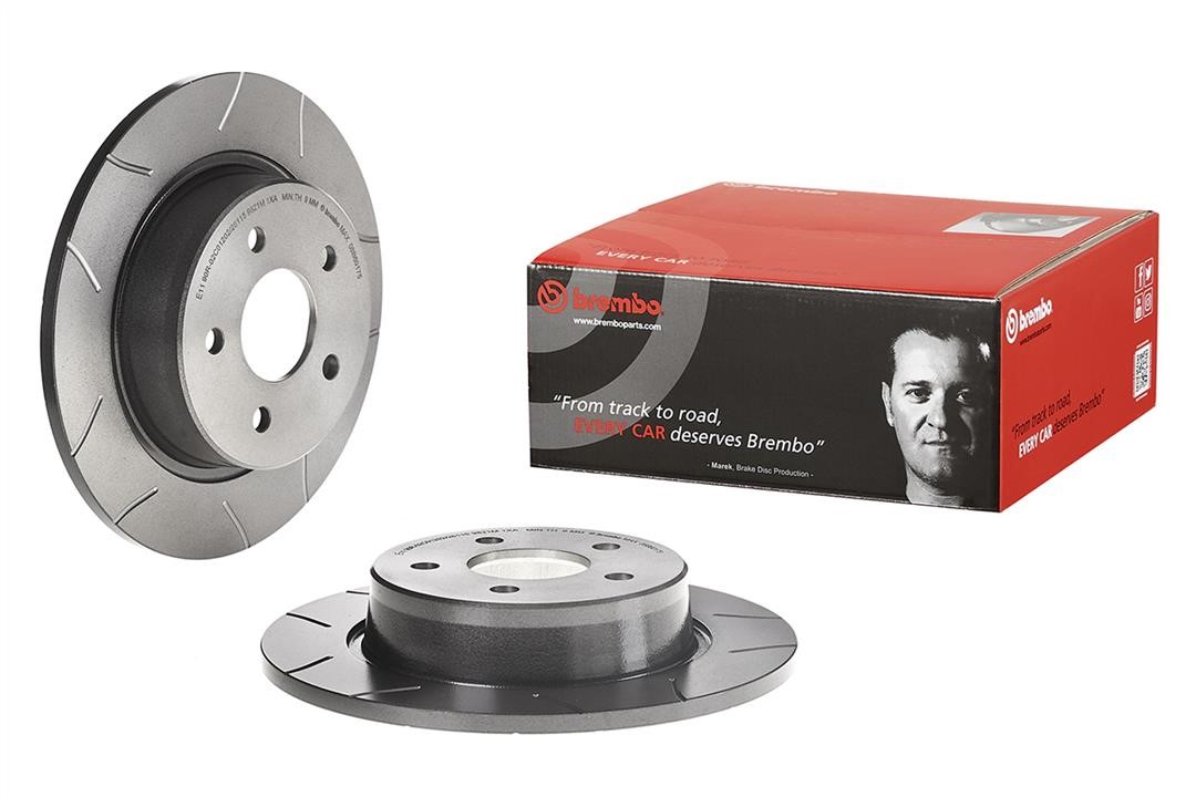 Brembo 08.B601.75 Rear solid brake disc 08B60175 08B60175 Brembo Rear solid brake disc