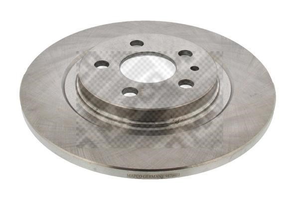 Mapco 15435 Rear brake disc, non-ventilated 15435