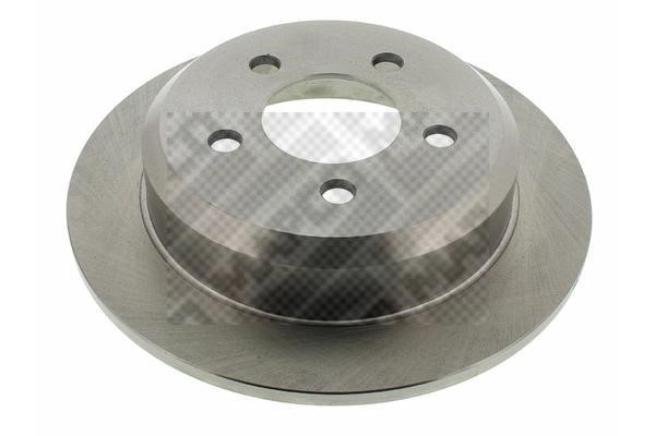 Mapco 25990 Rear brake disc, non-ventilated 25990