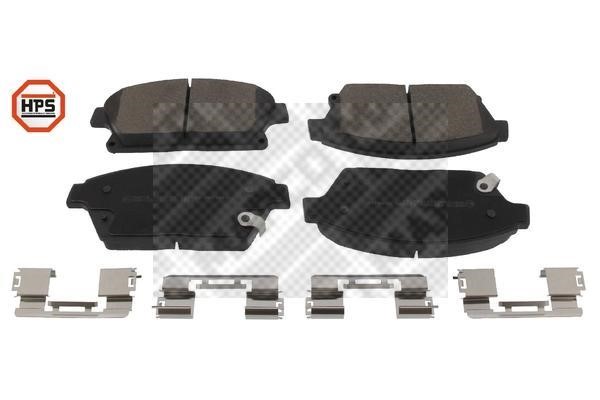 Mapco 6958HPS Front disc brake pads, set 6958HPS
