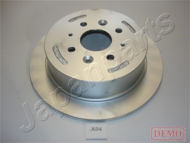 Japanparts DP-K04C Rear brake disc, non-ventilated DPK04C