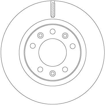 TRW DF6785 Brake disk DF6785 DF6785 TRW Brake disk