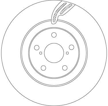 TRW DF6792S Brake disk DF6792S DF6792S TRW Brake disk