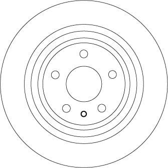 TRW DF6809 Brake disk DF6809 DF6809 TRW Brake disk
