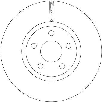TRW DF6810S Brake disk DF6810S DF6810S TRW Brake disk