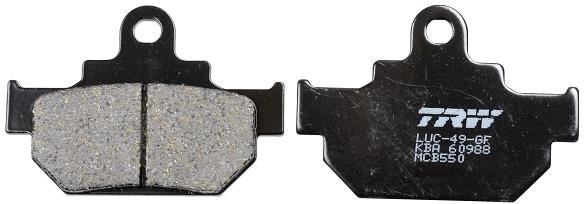 MCB550 TRW Brake pad set