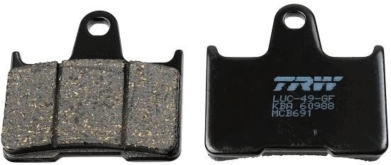 MCB691 TRW Brake pad set