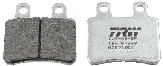 MCB735EC TRW Brake pad set