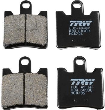 MCB706 TRW Brake pad set