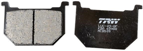 MCB509 TRW Brake pad set