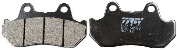 MCB512 TRW Brake pad set