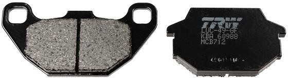 MCB712 TRW Brake pad set