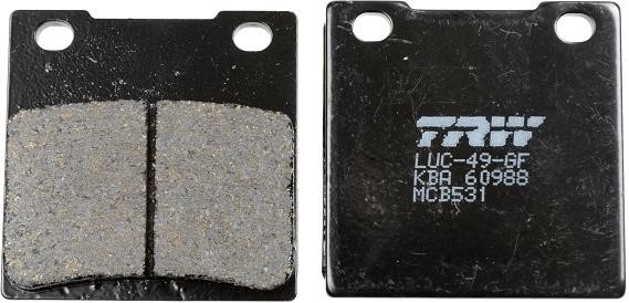 TRW MCB531 Brake Pad Set, disc brake MCB531