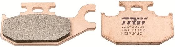 Brake pad Suzuki: MCB724SI TRW Brake pad set