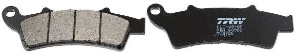 MCB726 TRW Brake pad set