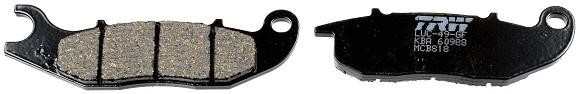 MCB818 TRW Brake pad set