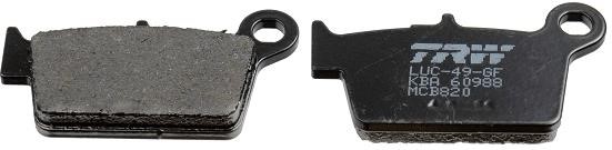 MCB820 TRW Brake pad set