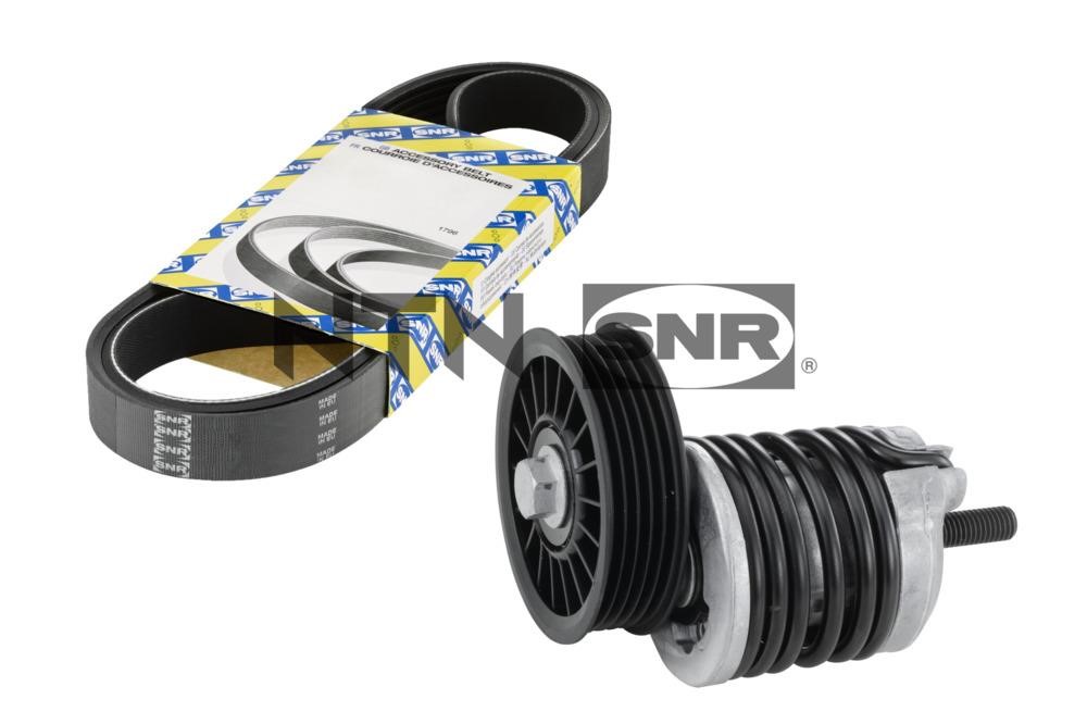 Drive belt kit Audi A6: KA85723 SNR V-Ribbed Belt Set