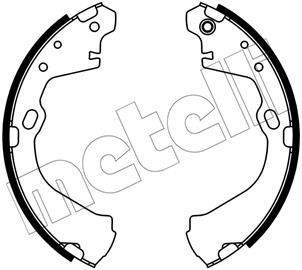 Metelli 53-0684 Brake shoe set 530684