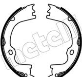 Parking brake shoes Dodge: 530761 Metelli Handbrake shoes