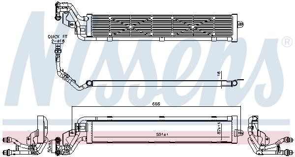 Engine cooling radiator Audi A3: 606268 Nissens Engine cooling radiator