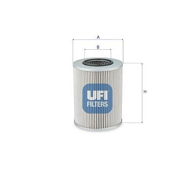 Ufi 25.680.00 Filter, operating hydraulics 2568000