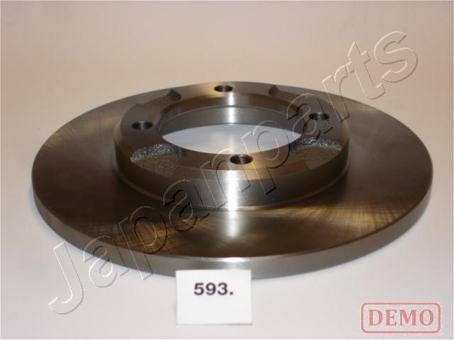 Japanparts DI-593C Unventilated front brake disc DI593C