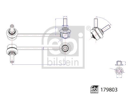 Front anti roll bar link febi 179803