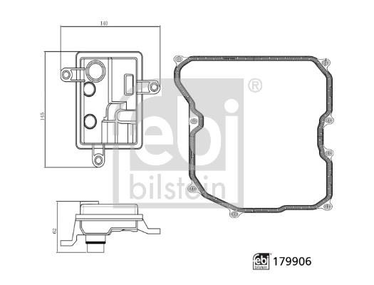 febi 179906 Automatic transmission filter 179906 179906 febi Automatic transmission filter