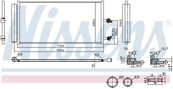 Air conditioner condenser Polestar: 941291 Nissens AC Condenser
