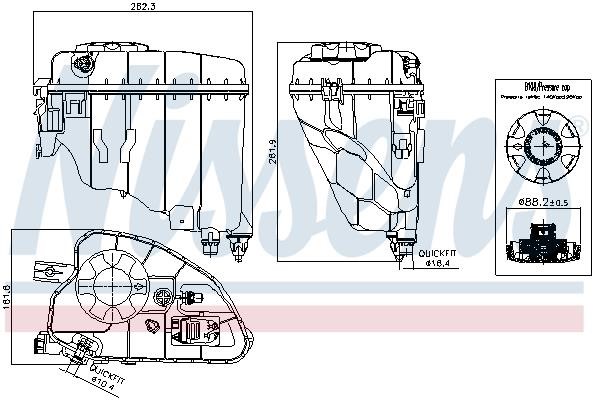 996209 Nissens Expansion tank