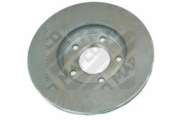 Front brake disc ventilated Mapco 25576