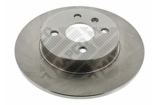 Mapco 25706 Rear brake disc, non-ventilated 25706