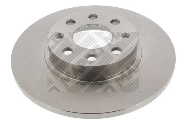 Mapco 25715 Unventilated front brake disc 25715