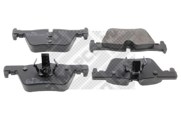 Mapco 6637 Rear disc brake pads, set 6637