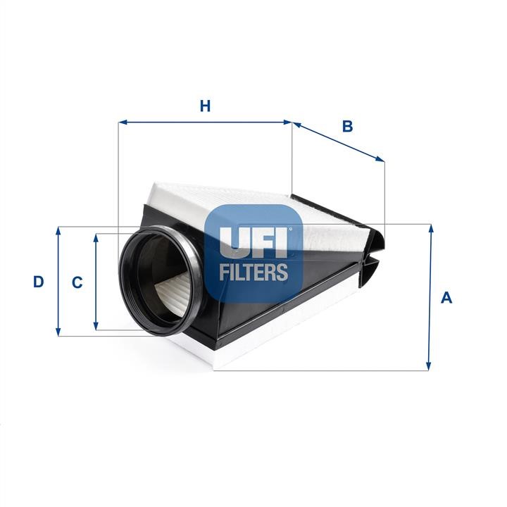 Ufi 30.B87.00 Air filter 30B8700