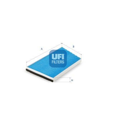 Ufi 34.131.00 Filter, interior air 3413100