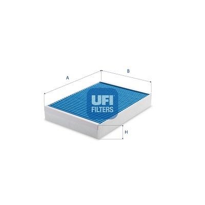 Ufi 34.140.00 Filter, interior air 3414000