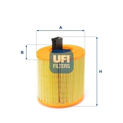 Ufi 27.E61.00 Air filter 27E6100 27E6100 Ufi Air filter