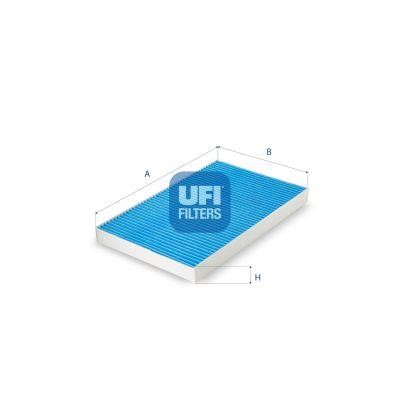 Ufi 34.145.00 Filter, interior air 3414500