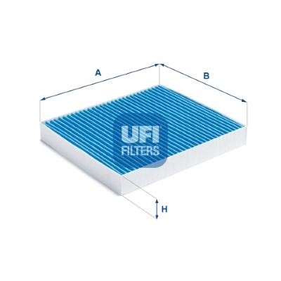 Ufi 34.275.00 Filter, interior air 3427500