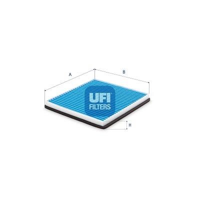 Ufi 34.253.00 Filter, interior air 3425300