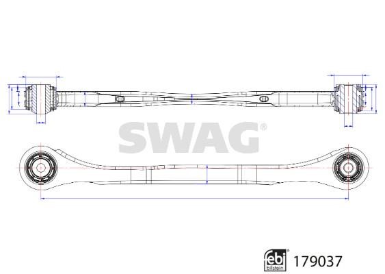 SWAG 33 10 4781 Control Arm/Trailing Arm, wheel suspension 33104781 33104781 SWAG Control Arm/Trailing Arm, wheel suspension