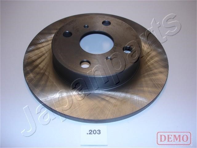 Japanparts DP-203C Rear brake disc, non-ventilated DP203C