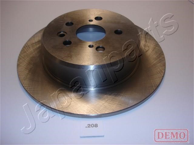 Japanparts DP-208C Rear brake disc, non-ventilated DP208C