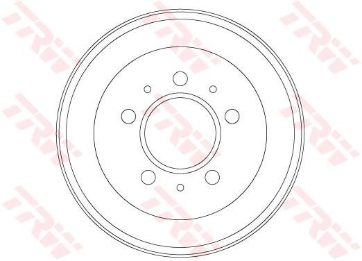 DB4453 TRW Brake drum