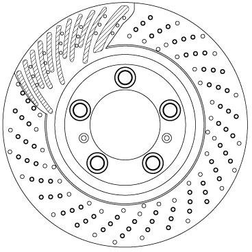 TRW DF6821S Brake disk DF6821S DF6821S TRW Brake disk